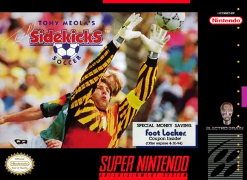 Tony Meola's Sidekicks Soccer (USA) (Beta) box cover front
